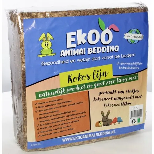 Ekoo Kokosblok bodembedekking 5 kg | grof of fijn