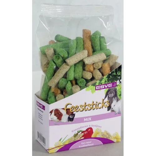 ESVE Feeststicks Mix voor knaagdieren 175 g