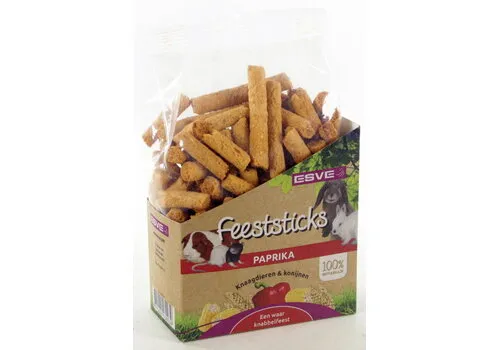 ESVE Feeststicks paprika voor knaagdieren 175 gram
