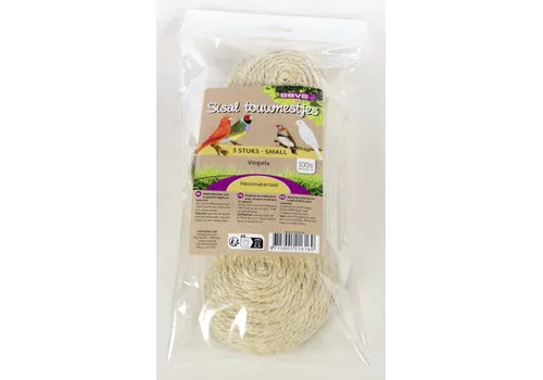 ESVE Sisal touwnestje voor vogels