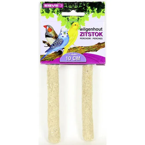 ESVE Wilgen zitstok 10 cm | 2 stuks