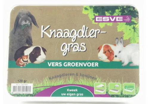 ESVE Knaagdiergras | vers gras kweken voor konijnen en knaagdieren