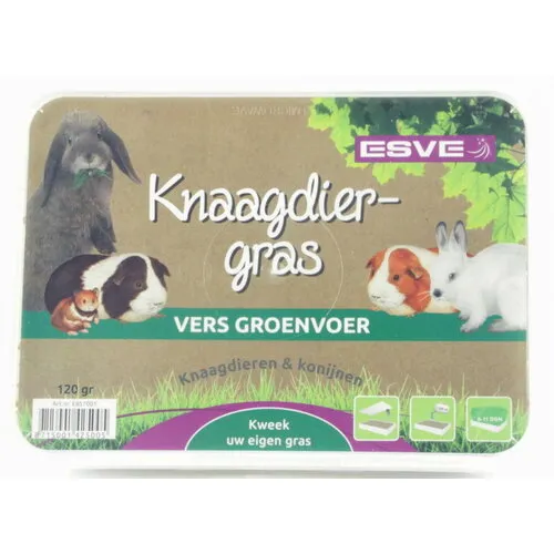 ESVE Knaagdiergras | vers gras kweken voor konijnen en knaagdieren