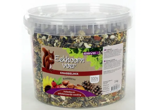ESVE Eekhoornvoer knabbelmix 3 kg