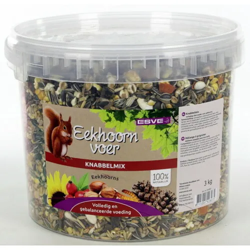 ESVE Eekhoornvoer knabbelmix 3 kg