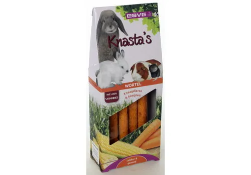 ESVE Knasta’s wortelsnack voor konijnen en knaagdieren