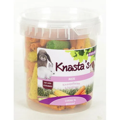 ESVE Knasta’s mix snackpot 240 gram voor konijnen en knaagdieren