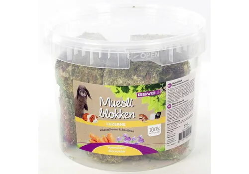ESVE Muesliblok knaagdieren emmer 8 stuks