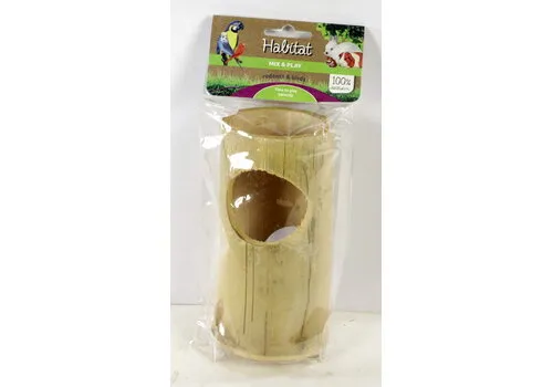 ESVE Bamboe speeltje met 2 snackgaten | 15 cm