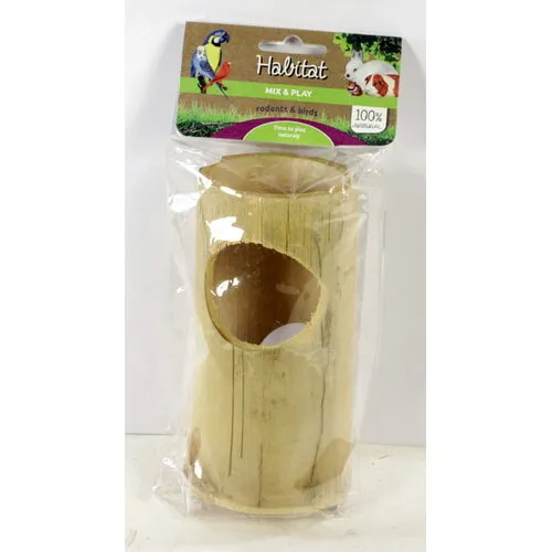 ESVE Bamboe speeltje met 2 snackgaten | 15 cm
