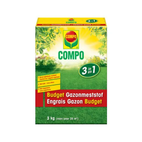 COMPO Gazonmeststof Budget met magnesium 3 kg