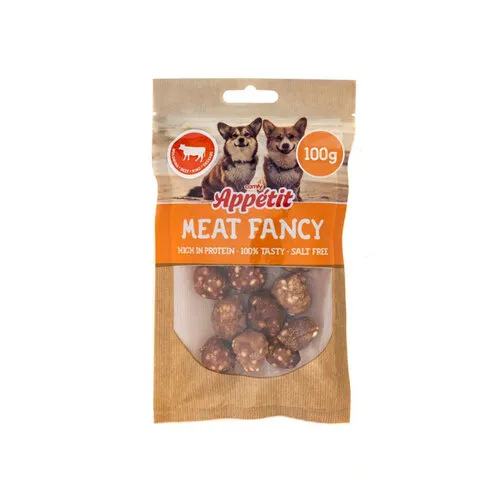 Comfy Appetit Fancy rund en rijst balletjes hondensnack 100 g