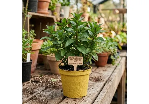 JUNAVERA Mentha x piperita Multimentha | Pepermunt | 15 tot 25 cm hoog | 11 cm bio afbreekbare pot