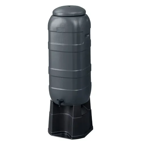 Harcostar Regenton 100 liter antraciet met voet