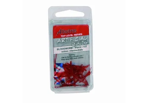 Albatros Artificial Bloodworm Rood 30 stuks