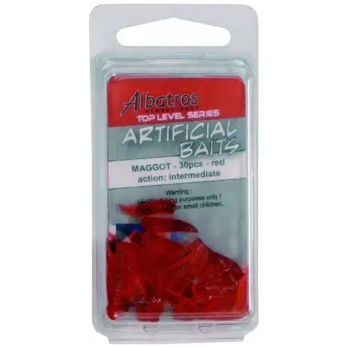 Albatros Artificial Baits Maggot Red