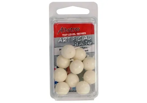 Albatros Artificial Boilie Wit 10 stuks