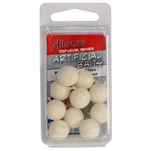 Albatros Artificial Boilie Wit 10 stuks