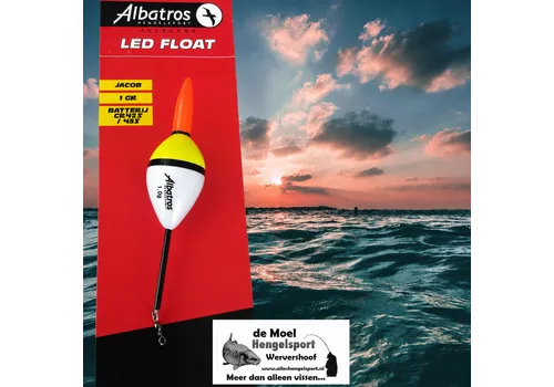 Albatros LED Float Jacob 1 gram batterij dobber