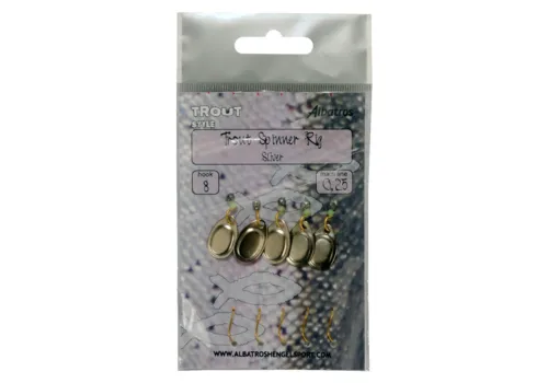 Albatros Trout Spinner Rig 0.25mm haak 5