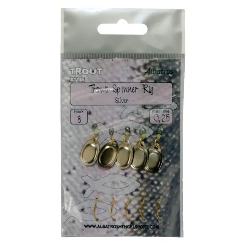Albatros Trout Spinner Rig 0.25mm haak 5