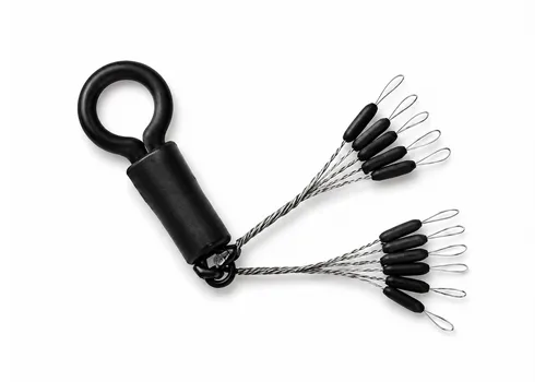Rigsolutions Threaded Black Rubber Stops Medium Zwart