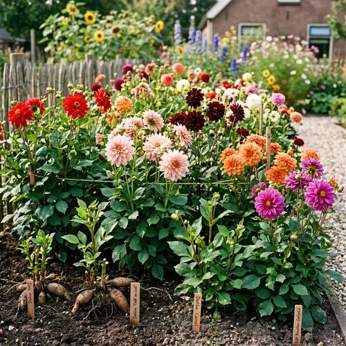 JUNAVERA Dahlia knollen mix | diverse kleuren | losse knol | per stuk