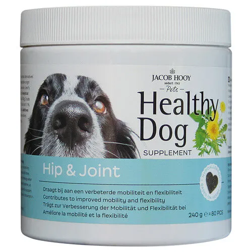 Jacob Hooy Hip & Joint hondensupplement 80 snoepjes