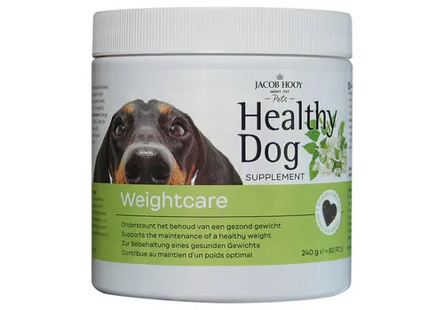Jacob Hooy Healthy Dog Weightcare 80 stuks