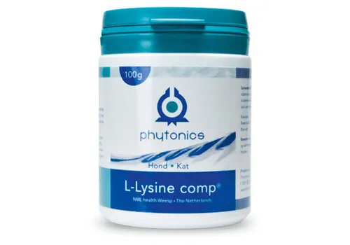 Phytonics L-Lysine comp hond en kat 100 gram