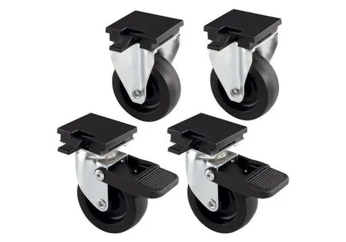 Ferplast Set wielen Atlas 50/60 zwart 4 stuks