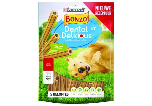 Bonzo Gebitsverzorgende hondensnack rund 180 g
