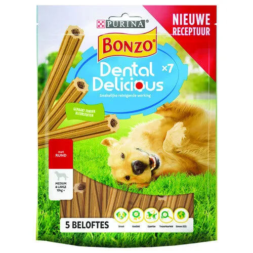 Bonzo Gebitsverzorgende hondensnack rund 180 g