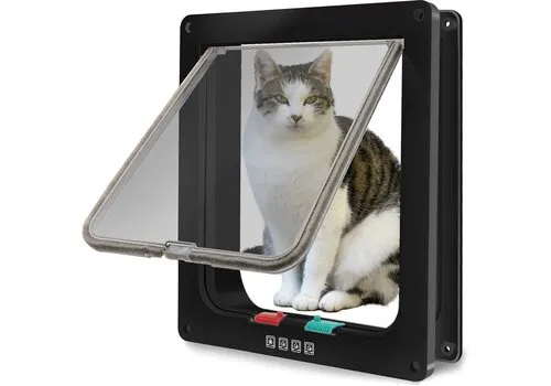 Play-IT Kattenluik met Tunnel Zwart - 4 Vergrendelingsstanden