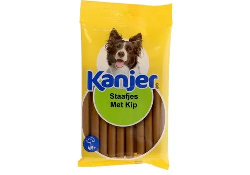 Kanjer Snack staafjes kip 200 g
