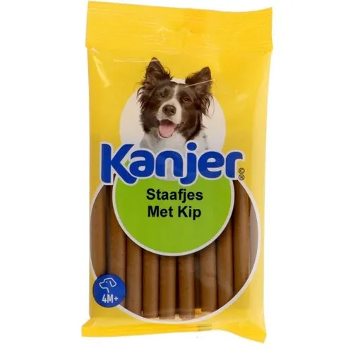 Kanjer Snack staafjes kip 200 g