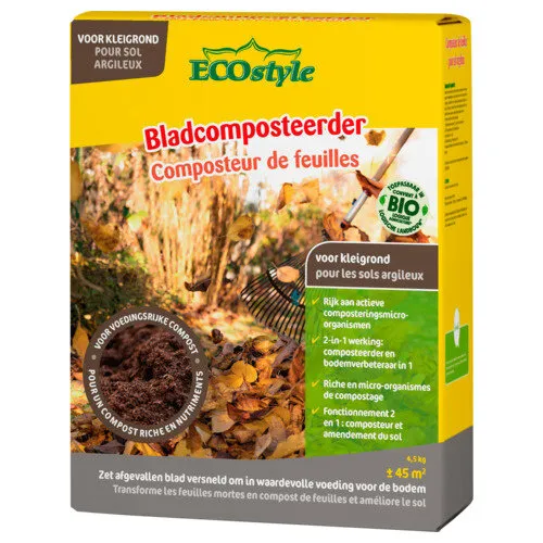 ECOstyle Bladcomposteerder kleigrond