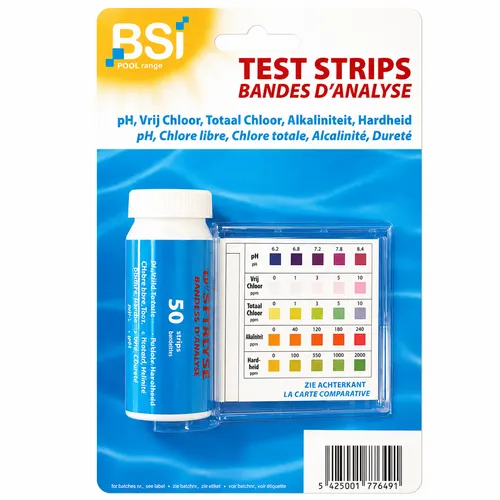 BSI Teststrips zwembad 50 stuks