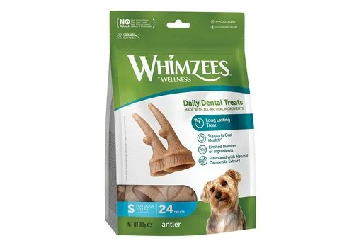 Whimzees Antler kauwsnack S