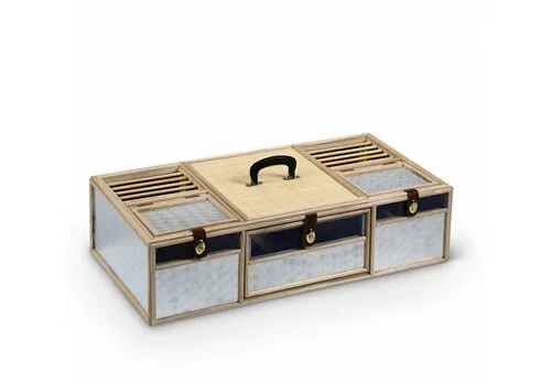 Natural Aluminium duivenmand