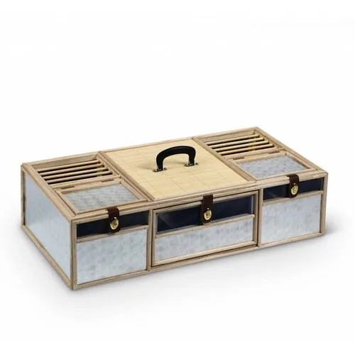 Natural Aluminium duivenmand