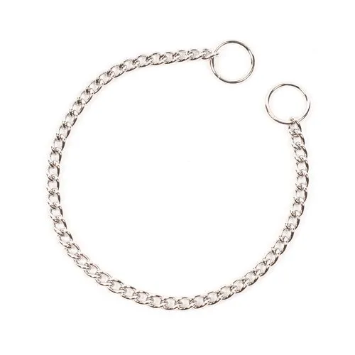 Duvo+ Sliphalsband 1 rij verchroomd