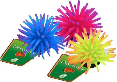 Siliconenbloem aquarium ornament assorti