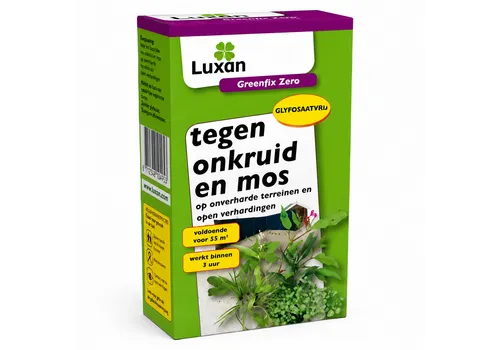 Luxan Greenfix Zero tegen onkruid en mos