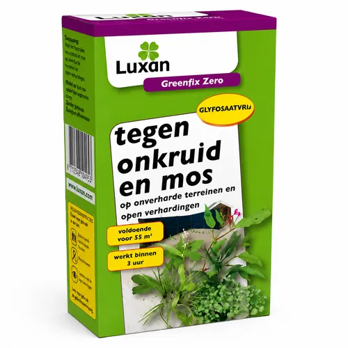 Luxan Greenfix Zero tegen onkruid en mos