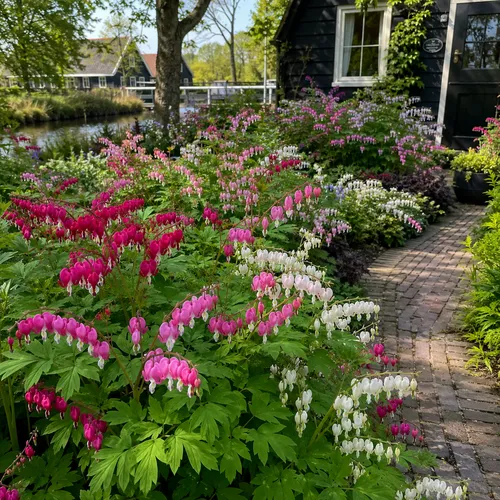 JUNAVERA Dicentra spectabilis gemengde kleuren | Verkoop per stuk | 10 tot 20 cm hoog | 11 cm pot