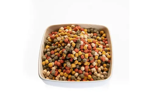 Junai.nl 4 kleurenmix vijvervoer | 3 mm 15 kg