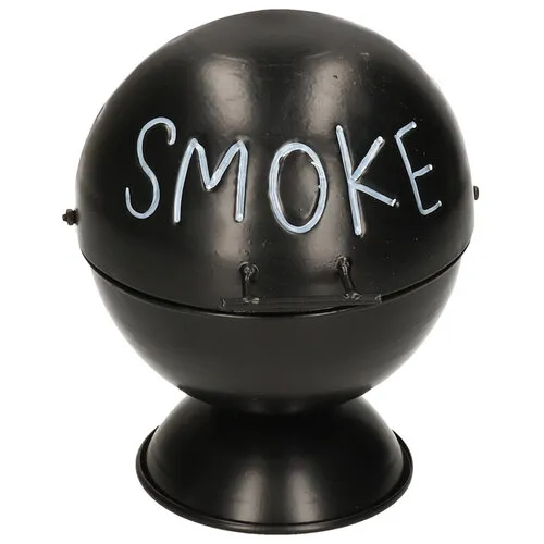 Boltze Home BBQ buitenasbak Smoke zwart