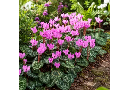 JUNAVERA Napolitaanse cyclaam bloembol | Cyclamen hederifolium | Verkoop per stuk