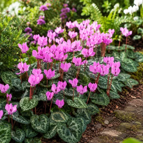 JUNAVERA Napolitaanse cyclaam bloembol | Cyclamen hederifolium | Verkoop per stuk